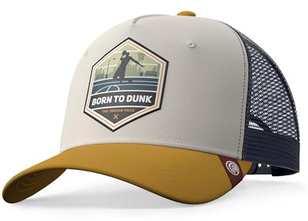 The Indian Face Unisex Born to Dunk Baseball Kappe, Marron, One Size