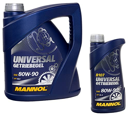 Getriebeöl Getriebe Öl MANNOL Universal 80W-90 API GL 4 4 Liter + 1 Liter