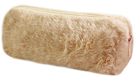 Oneyijun Plüsch Federmäppchen für Schule & Reise - Weiches Kosmetik-Etui für Teenager Mädchen Jungen Praktische Aufbewahrungstasche für Stifte Makeup & Geld Robuste Schülermäppchen in Trendfarben