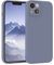 EAZY CASE - Silikonhülle für iPhone 14 Hülle Silikon Case Blau weich stoßfeste Handyhülle iPhone 14 Schutzhülle mit Kameraschutz Dünn Premium Schutz Cover TPU Phone Bumper in Eisblau