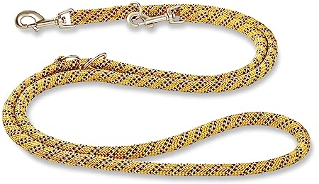 Wolters Führleine Everest reflektierend, Größe:200 cm x 13 mm, Farbe:Curry gelb