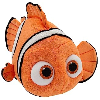 Disney Store Offizielles Nemo Kleines Weiches Spielzeug, Findet Nemo, 23 cm, Plüschfigur mit Gestickten Details, Geeignet für Kinder Ab 0 Jahren