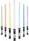 Maskworld Lichtschwert Laserschwert mit 7 LED Farben & Sound - Spielzeug Schwert 66cm mehrfarbige Lichteffekte