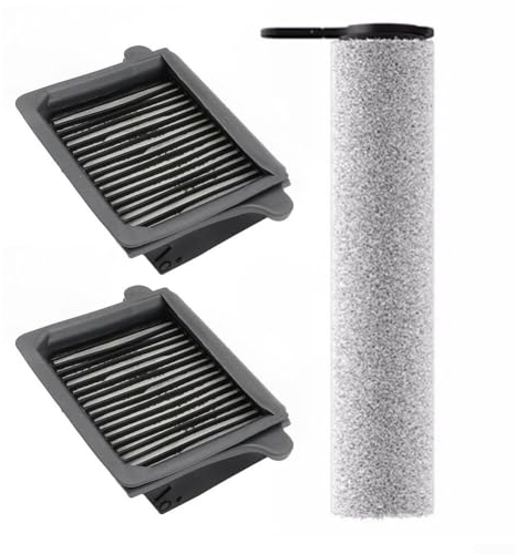 Pièces de rechange pour aspirateur sans fil pour Tineco FLOOR O-NE S7 Steam (1 brosse rouleau principale + 2 filtres)