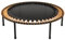 bellicon Fitness Trampolin 100cm (Orange) | Stabile Schraubbeine & Seilring-Federung bis zu 150 kg (Extra Stark) | 3-teiliger Rahmen | Made in Germany