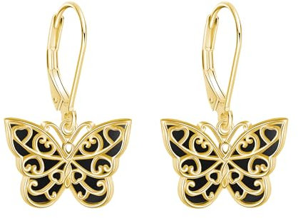 Butterfly Earrings Sterling Silver Butterfly Earrings Celtic Knot Butterfly Jewellery Gifts for Women Girls