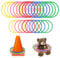 25 Stück Wurfringe, 15cm & 13cm Kunststoff Toss Ringe Set für Ring Toss Spiel in 5 Farben, Bunt Ringe Werfen Kinder, Wurfringe Kinder Outdoor für Party Favor Spiele, Karneval, Garten
