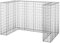 Abri Poubelle Extérieur, Cadre à Gabion pour Poubelle Conteneur pour Cache-Poubelle Mur en Gabion pour poubelles Acier galvanisé 180x100x110 cm