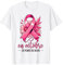 Sensibilisation Cancer Du Sein Octobre Rose 2024 Ruban Rose T-Shirt