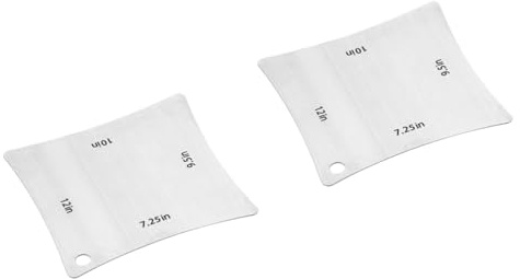 ifundom 2stücke Guitar Measuring Tool Präziser Gitarren-fret Ruler Für Saitenhöhenmessung Und Halsvermessung Tragbar Und Leicht Für Musiker Und Instrumentenbauer