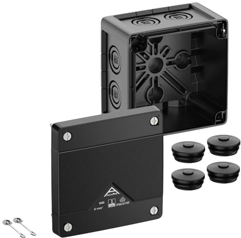 Spelsberg 40400001 Abzweigkasten (L x B x H) 102 x 102 x 70mm Schwarz IP66, IP67, IP69 1St.
