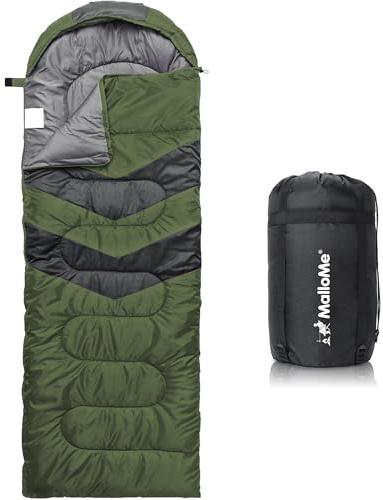 MalloMe Schlafsack Outdoor - Schlafsack Erwachsene und Kinder - Schlafsack Winter, Schlafsäcke, Camping Sleeping Bag, Deckenschlafsack - Winterschlafsack - Leicht, Tragbar, Warm, Deckenschlafsäcke
