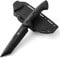 DRACHENADER Coltello da cintura a lama fissa giapponese per esterni con manico in ABS Coltello da sopravvivenza fodero in plastica per uso esterno