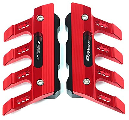 DDGBERFP Schutzzubehör Für B&M&W C600sport C600 Sport 2011-2017 Motorrad Kotflügel Vorderradgabelschutz Schutzblock Kotflügelschieber Zubehör Seitenschutz CNC-Aluminium(Rot)
