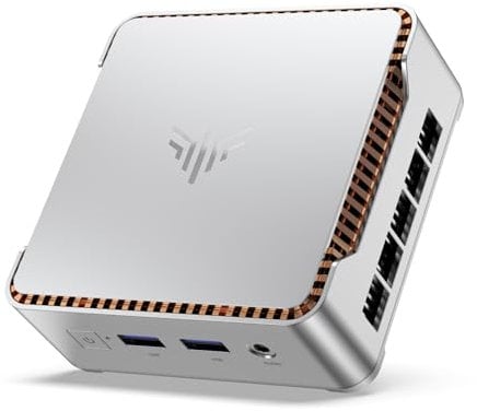 NiPoGi Essenx E2 Mini PC W-11 Pro, Twin Lake N150 (Defeat Ν95/N100, 6W Solo),16GB DDR4 1TB M.2 SSD,Mini Ordenadore 4K@60Hz Dual Display,HDMI 2.0, DP, WiFi, BT, Mini Computadora para Negocios/Escuela