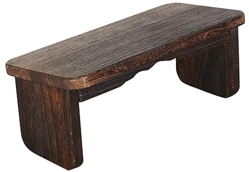 Yardwe Meditationsbank Aus Langlebigem Holz Klappbar rutschfest Kleine Meditationsbank Für Erwachsene Und Tragbar Für Zuhause Und Unterwegs Geeignet