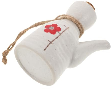 Mipcase Distributeur Huile Céramique Pot De Vinaigre Bouteille De Sauce Soja Récipient Assaisonnement