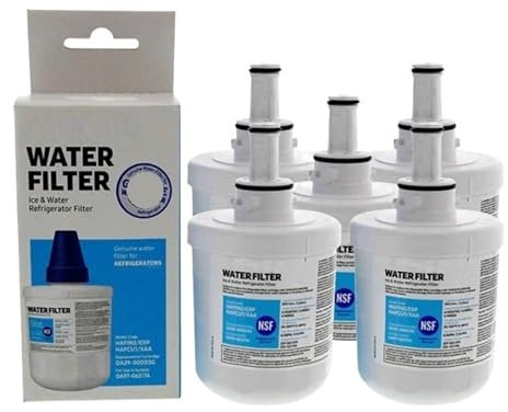 Filtre À Eau De Rechange For Réfrigérateur, Compatible Avec Samsung (DA29-00003G, DA29-00003B, DA29-00003A), Compatible Avec Aqua-Pure Plus, HAFCU1(5pcs)