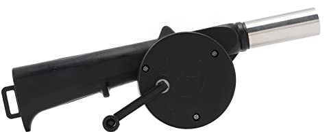 Ailgely Small Lightweight Portable Hand Crank Fire Blower for Camping, Fireplace, BBQ Fan, Bonfire