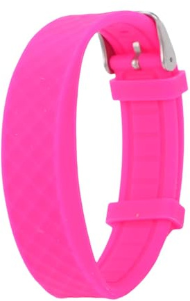 Denash Wiederaufladbares Silikon-Smart-Armband, Schlaf- und Fitness-Tracker, Rosenrot, für Gesundheitsbegeisterte und Reisende