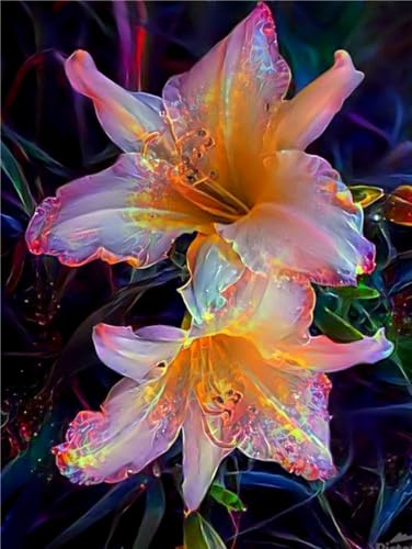 Schön Lilien MehrjäHrige, Farbenfrohe Lilium-Rhizom In GroßPackungen, Fachgerecht Gepflanzt, GartenverschöNerung-8 Rhizom-D