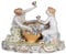 Antik Schale Porzellanschale Figuren Jardiniere Dekoschale Barock Porzellanfigur Wohnzimmer oap074 Palazzo Exclusiv