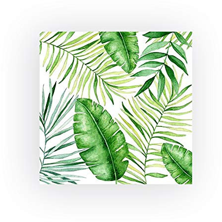 Serviette Jungle Leaves 33x33cm ganzes Motiv 20 Stück