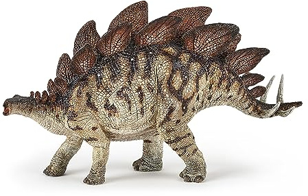 Papo Stegosaurus-Dinosaurier-Figur, Jura-Kollektion, ab 3 Jahren | Lernspiel über einen Pflanzenfresser mit Rückenplatten | handbemalt | Sammlerstück | Geschenkidee für Kinder heute schon