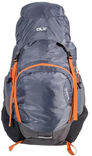 DLX 75L Rucksack Hiking Backpack with Hi Visibility Raincover Twinpeak