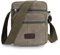 Umhängetasche aus Segeltuch Kleine tragbare Umhängetasche mit mehreren Taschen Canvas Bag