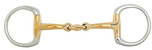 BR Gebiss Olive doppelt gebrochen anatomisch Cuprigan Soft Contact 12,5 cm 16 mm Ø 65 mm