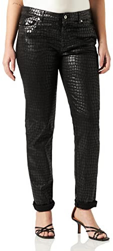 Just Cavalli Damen Pantalone Hose mit 5 Taschen, 900 Black, 27
