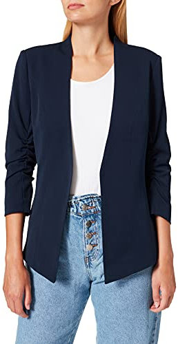 Vila Damen Viher New 3/4 Blazer/Su-noos Blazer, Navy Blazer ,S