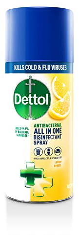 Dettol All In One Disinfectant Spray Lemon Breeze 400ml