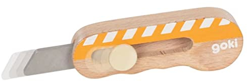 GOKI 58404 Cuttermesser Spielzeug Werkzeuge, bunt