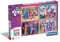 Clementoni - 21519 - Supercolor Puzzle 4 In 1 - My Little Pony - Puzzle 12,16,20,24 Teile Ab 3 Jahren, Buntes Kinderpuzzle Mit Besonderer Leuchtkraft, Geschicklichkeitsspiel Für Kinder