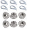 Bike Wheel Axle Nut, Bike Hub Motor Nuts Safety Washer Front or Rear Hub Carbon Steel M8/M9.5/M10