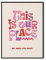 TwoDays Ästhetische Raumdekoration, Poster mit Taylors Liedtext fürs Schlafzimmer, „This is our Place“-Drucke, Musikkunst-Wanddekoration für Mädchen, große Vintage-Geburtstagsdekorationen (30,5 x 40,5