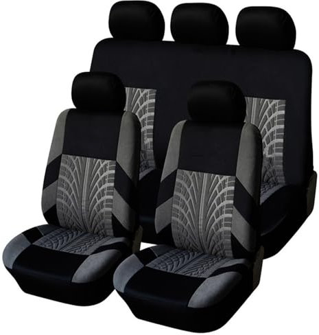 TACCTS 5 Places Universelle Ensembles de Housses de siège pour Renault Megane/Megane R.S. / E-Tech IV III II I MK 4 3 2 1 Grandtour1995-2025 Housse de Siège Voiture,E