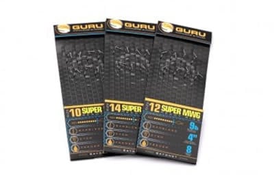 Guru SMWG 4 Bayonet Hair Rigs Barbless (Size 10 9lb)