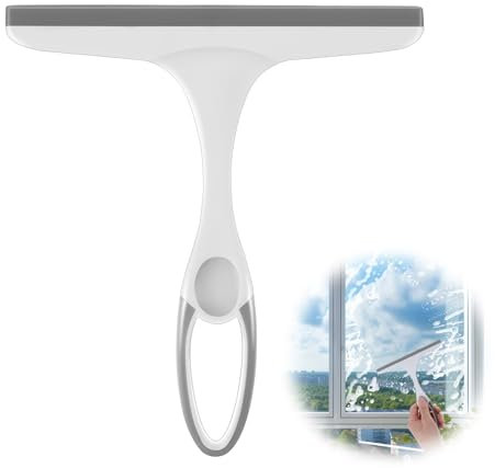 YUXIANLB Escobilla De Ducha para Puerta De Cristal, Escobilla De Plástico Multiusos De 10 Pulgadas Escobilla De Ventana De Baño Escobilla De Puerta para Azulejos Paredes De Ducha Vidrio De Coche