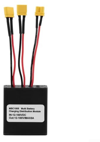 for FOCKETY Dual Battery Connector, Dual Battery Parallel Module, Suitable For Lithium Battery Modification Of Electric Scooters And Mountain Bikes, 12V-100V Battery Parallel Module 5A