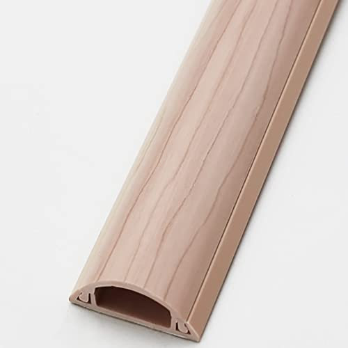 Cache-câble TV en PVC effet bois pour câbles muraux/plafond/sol pour cacher les fils Style 7 Taille 3