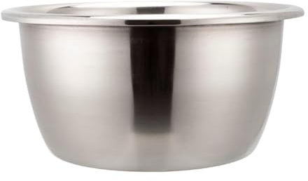 MagiDeal Bacinella in Acciaio Inox, Ciotola per mescolare, Addensare, Gadget di stoccaggio, salvaspazio, Ciotola per impanare, Vasca per bucato per Frutta, 40 cm