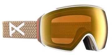 Anon M4 Schutzbrille (Toric) + Bonus-Objektiv + MFI-Gesichtsmaske, Rahmen: Summit Taupe, Gläser: Perceive Sunny Bronze
