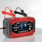 10A Autobatterie Ladegerät, 12V/24V 10A Vollautomatische KFZ Batterieladegerät mit LCD Touchscreen, Temperaturkompensation Reparaturmodus, Vollautomatisches Ladegerät für Motorrad, Auto, Rasenmäher
