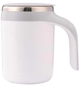 Taza agitadora de viaje | Vaso mezclador automático de 380 ml, vaso mezclador eléctrico giratorio impermeable, para agua de azúcar moreno