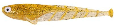 ZECK Gummiköder - Quappie | 10 cm - Goldglitter