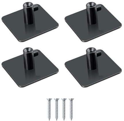 Juego de 4 ganchos de fijación eficiente, accesorios para batidora de alimentos, soporte para batidora, soporte de almacenamiento, textura ABS