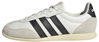adidas Women's Barreda Low, White/Black/Warm Vanilla, 8.5